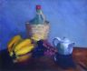 A Jug, Bananas and Grapes